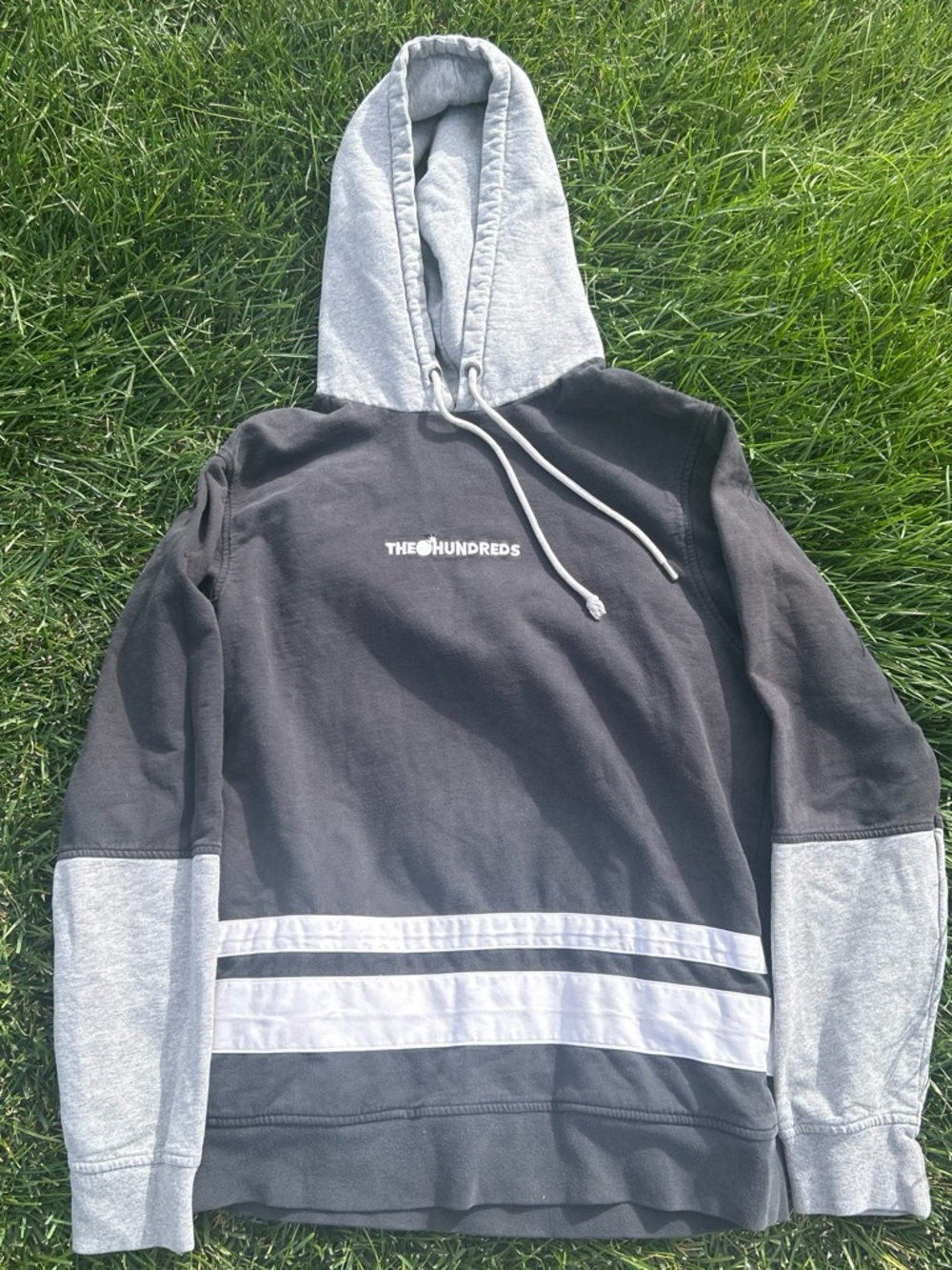 The Hundreds Black & Gray Hoodie